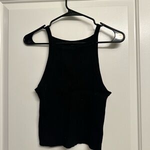 Black tank top
